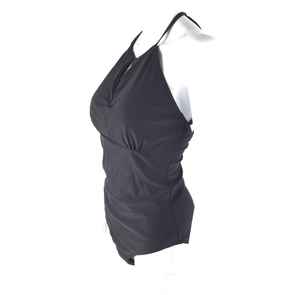 Long Tall Sally Multi Strap Caged Back Swimsuit - Picture 3 of 7